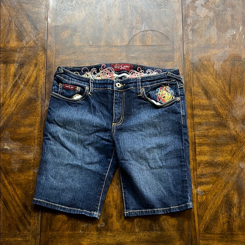 Baby Phat Blue Jean Shorts Classic Denim Style